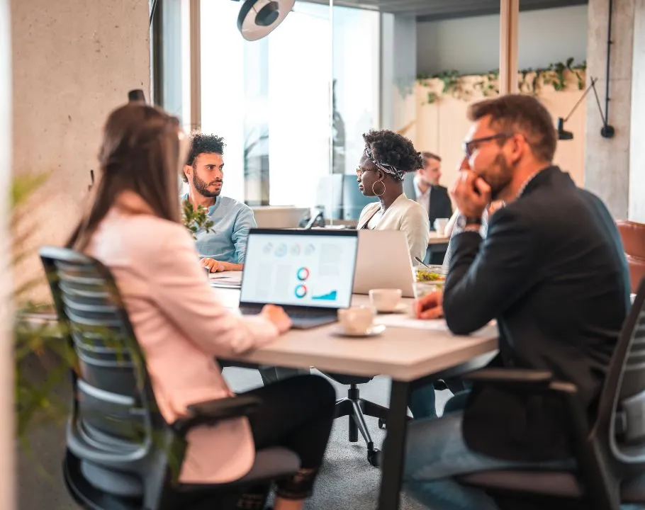 Inventor Services Consultants Meeting With A Client